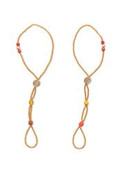 Sunset Anklet Pair